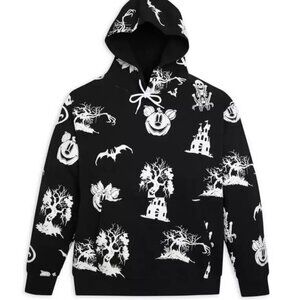 Disney Halloween Pullover Hoodie Black Size Medium